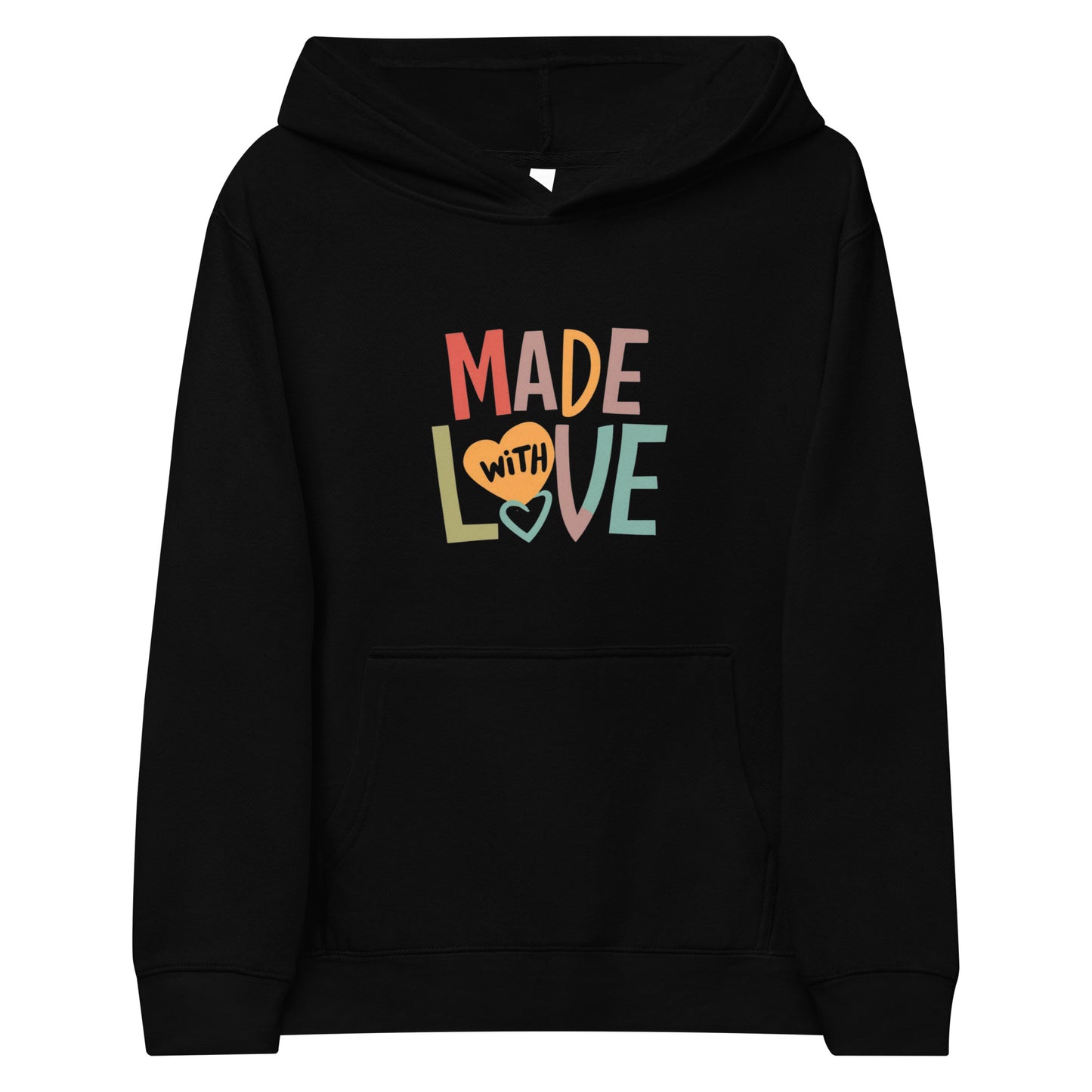 Made with Love - Kids Fleece Hoodie