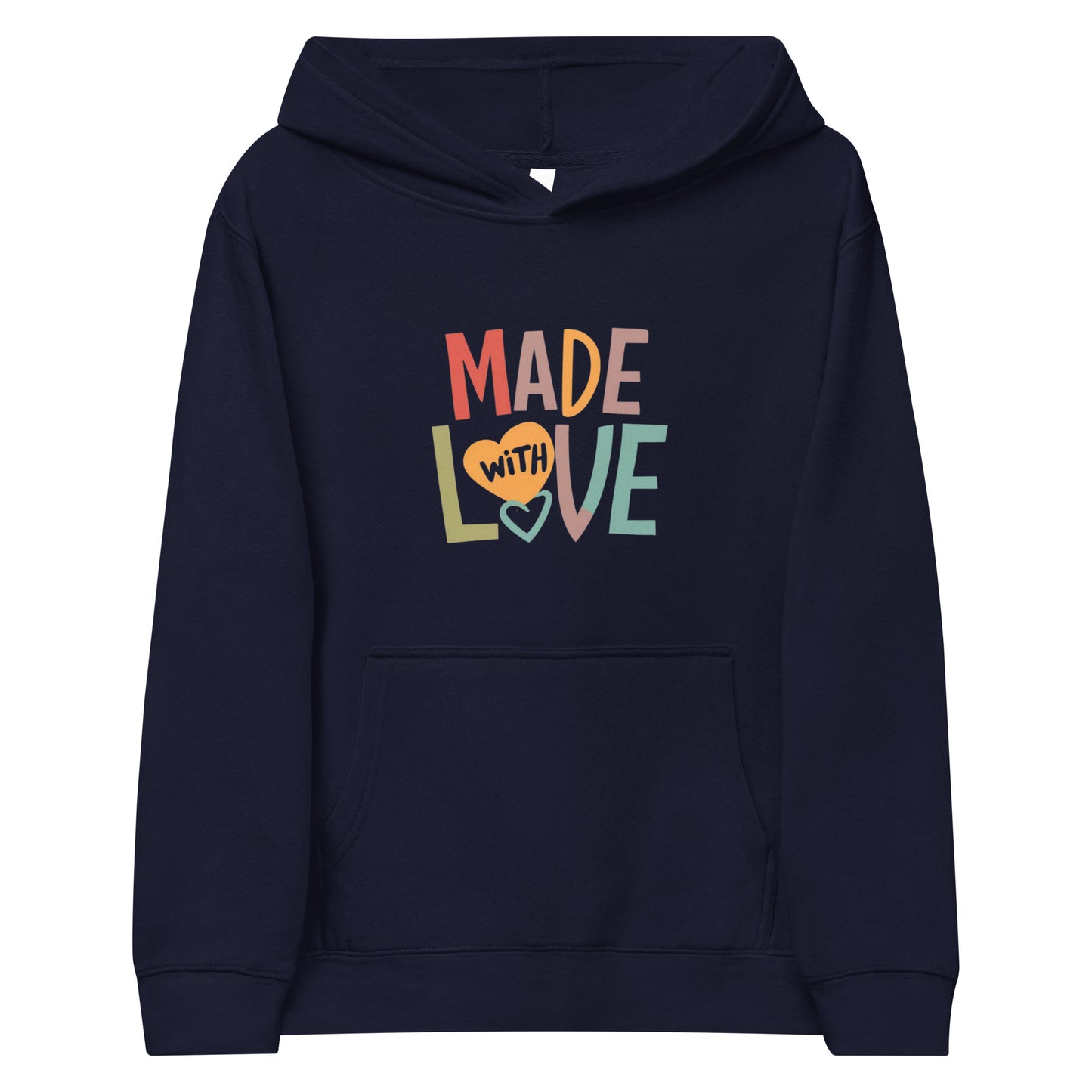 Made with Love - Kids Fleece Hoodie