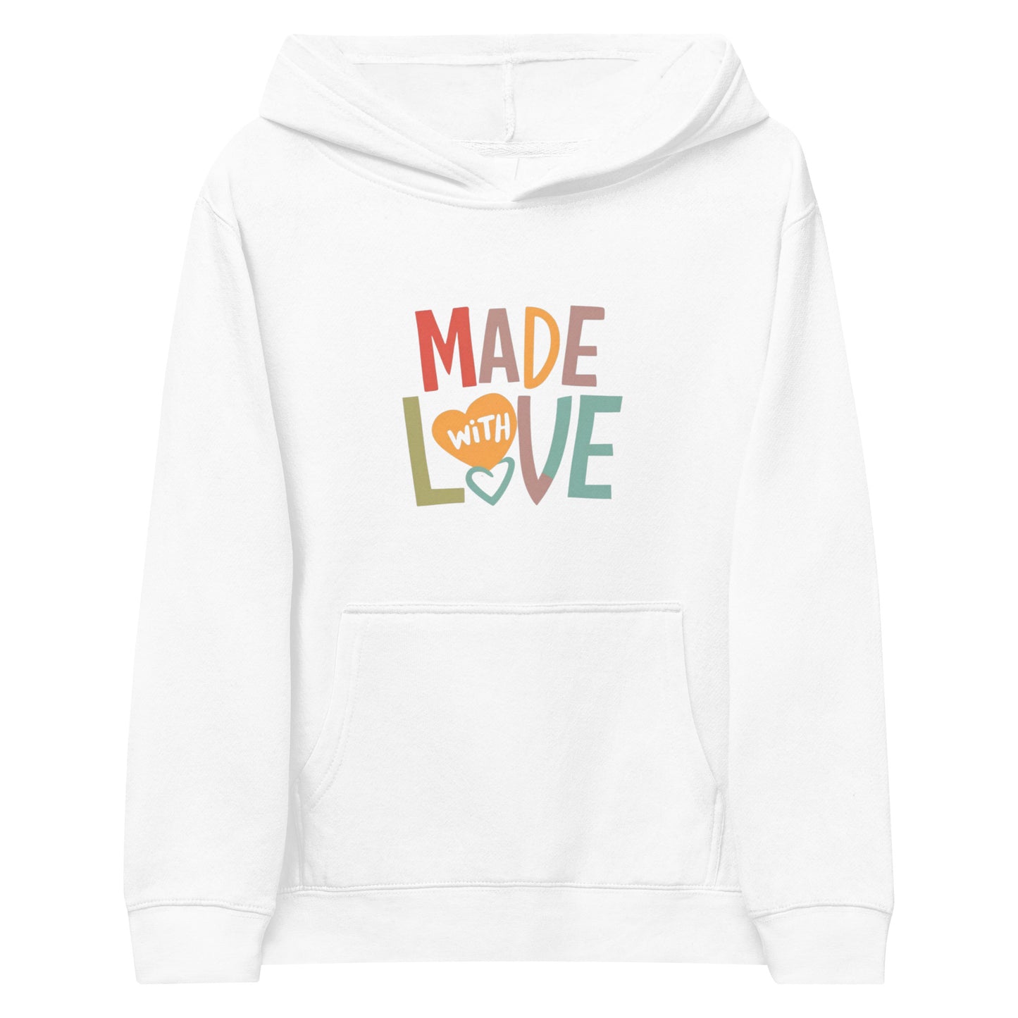 Made with Love - Kids Fleece Hoodie