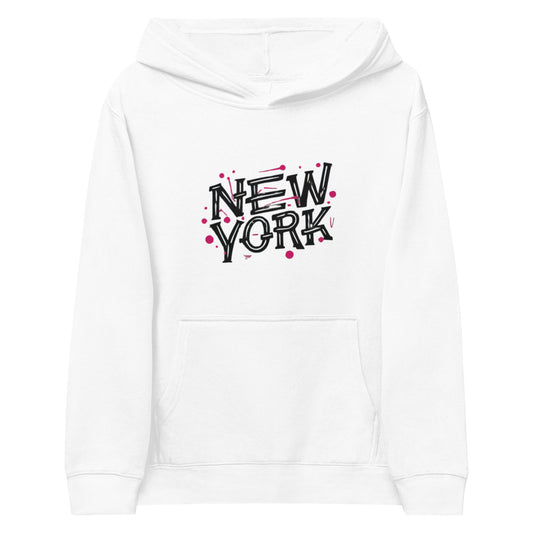 New York Girls Fleece Hoodie