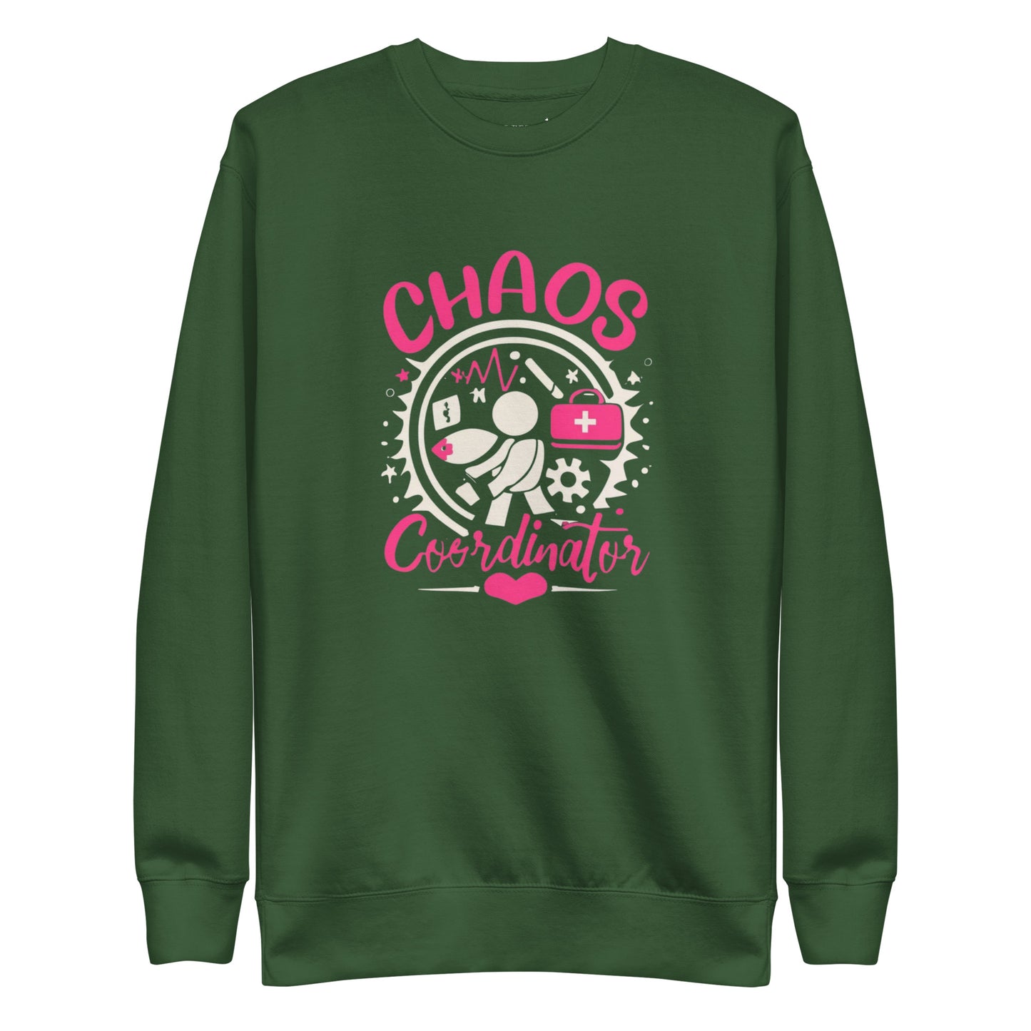 Chaos Coordinator Pink Sweatshirt