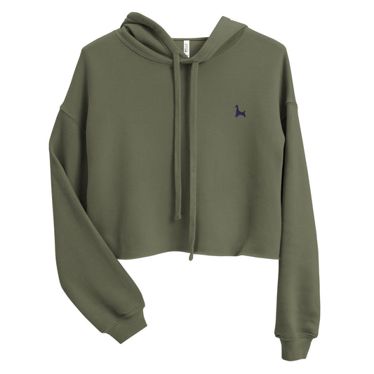 Cropped Logo Hoodie