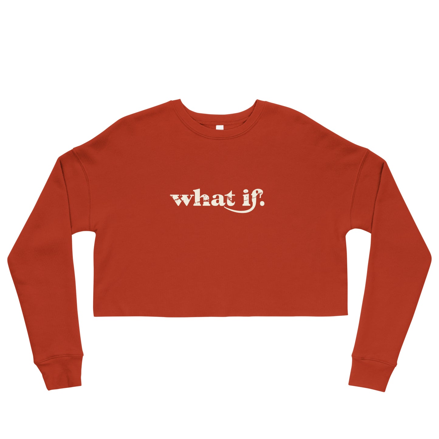 What If Crop Sweatshirt